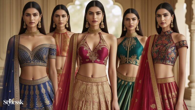 Banarasi Brocade Blouse Styles 