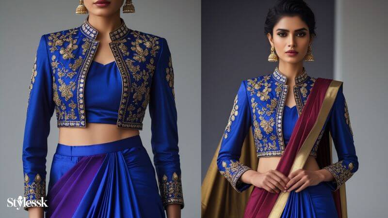 Celebrities & Influencers: Inspired Jacket Blouse Looks