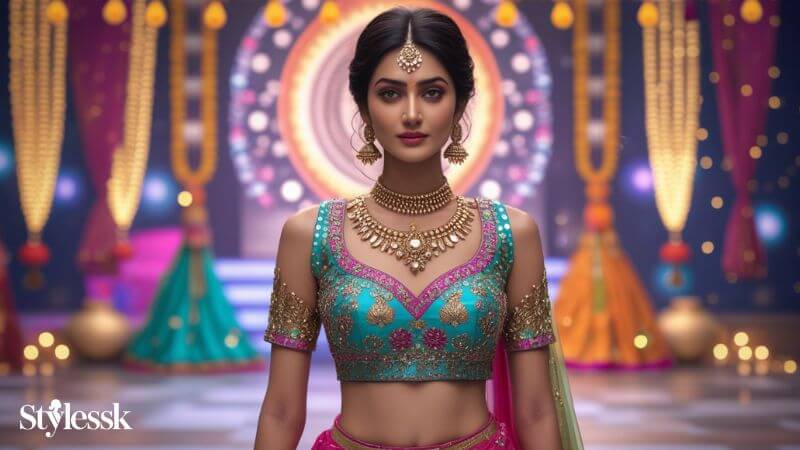 Color Trends for Navratri Blouse Designs