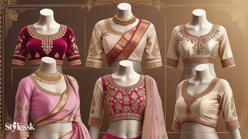 Designer Gol Gala Blouse Variations 