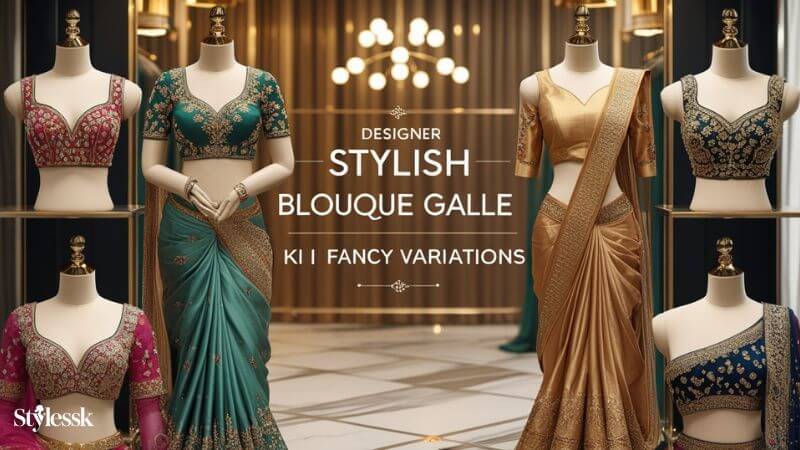 Designer Stylish Blouse Gale Ki Fancy Variations