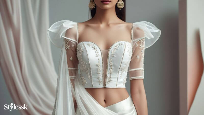 Designer White Blouses for a Modern Look 