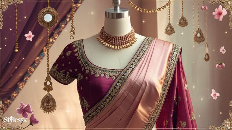 Fancy Stylish Blouse Gale Ki Design 