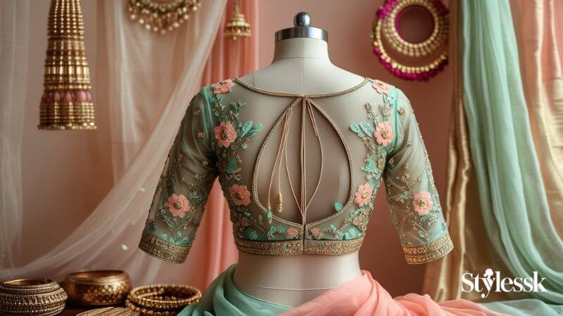 How to Choose the Perfect Back Net Blouse Design