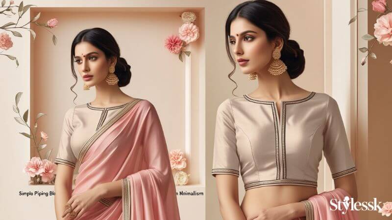 How to Choose the Perfect Piping Design for Your Saree 