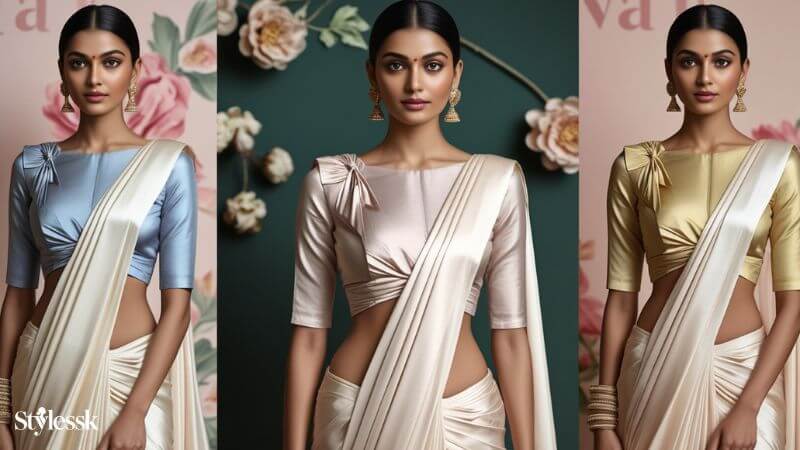 Latest Trends in Knot Blouse Designs 