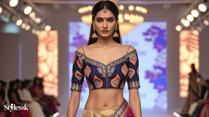 Modern Sambalpuri Blouse Trends 