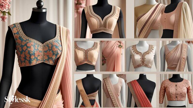 Piping Blouse Design Inspiration (With Images/Examples) 