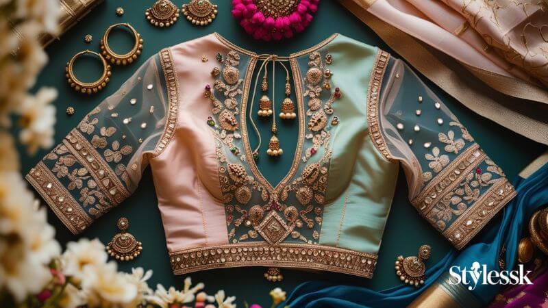 Styling Tips for Back Net Blouses 