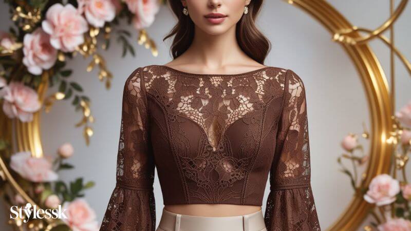 Styling Tips with Lace Blouse Designs