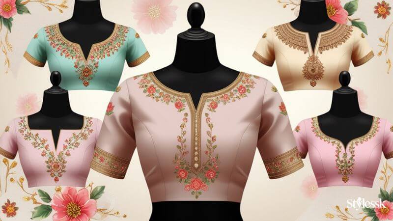 Tips for Choosing the Perfect Blouse Neck Design 