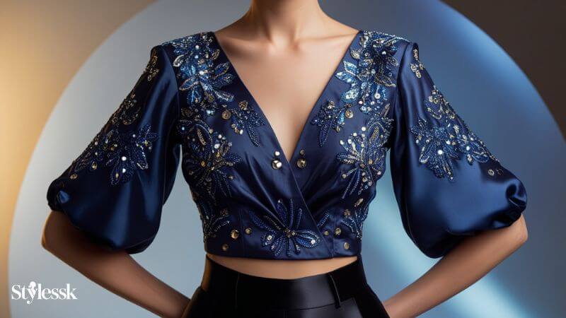 Tips to Style Your Navy Blue Blouse 