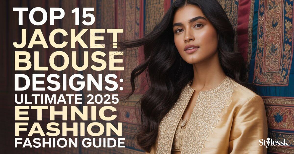 Top 15 Jacket Blouse Designs: Ultimate 2025 Ethnic Fashion Guide 