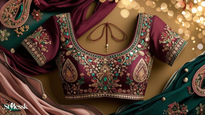 Traditional Crop Top Blouse Inspirations 