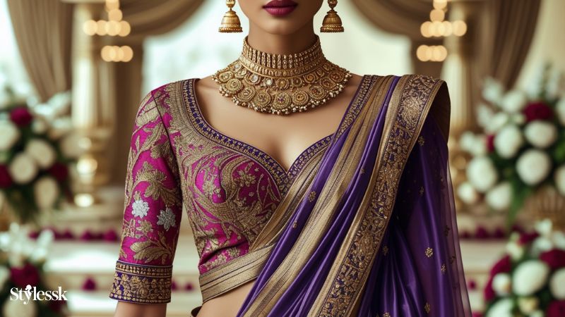 Trending Brocade Blouse Designs for Brides 
