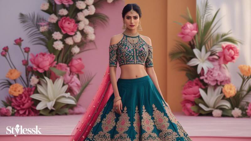 Trendy Color Combinations for Lehenga Blouses in 2025 