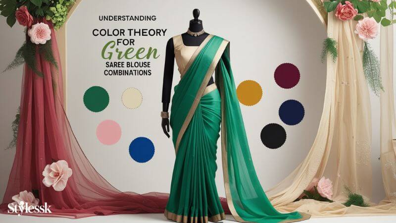 Understanding Color Theory for Green Saree Blouse Combinations 