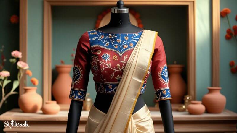 Why Choose Kalamkari Blouses for Sarees? 