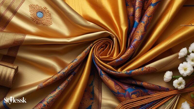 Fabrics Used in Mekhela Sador Blouse