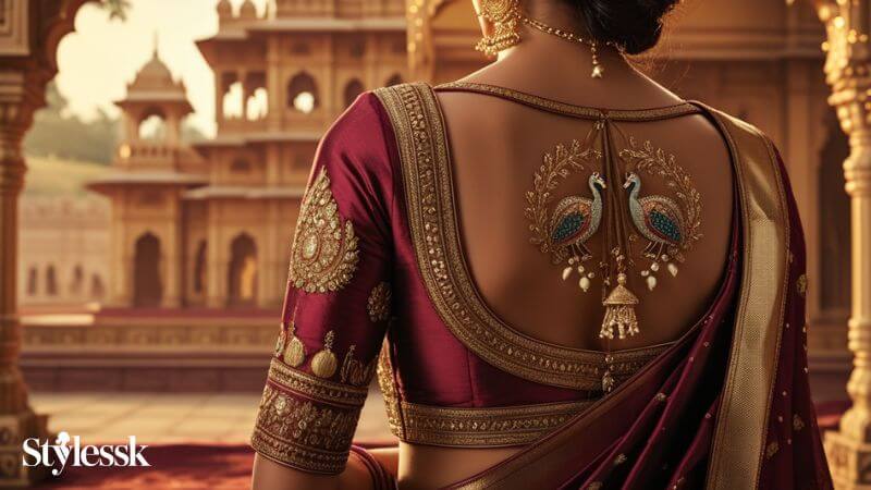 Bahubali Blouse Back Designs 