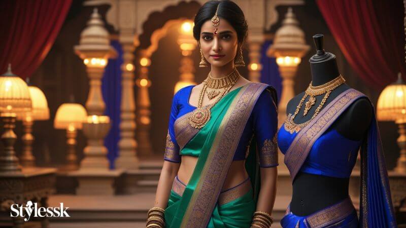 Bahubali Blouse Front Designs 