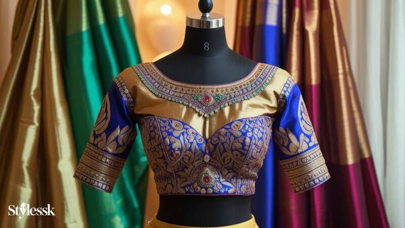 Blouse Designs by Color Combination 