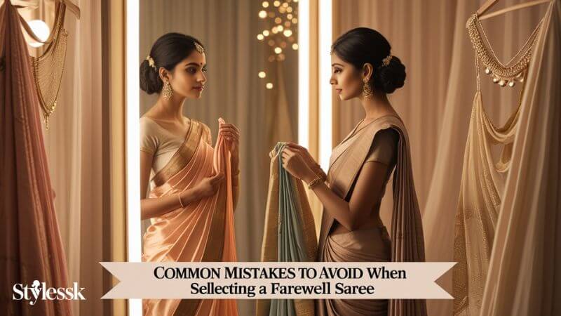 Common Mistakes to Avoid When Selecting a Farewell Saree 
