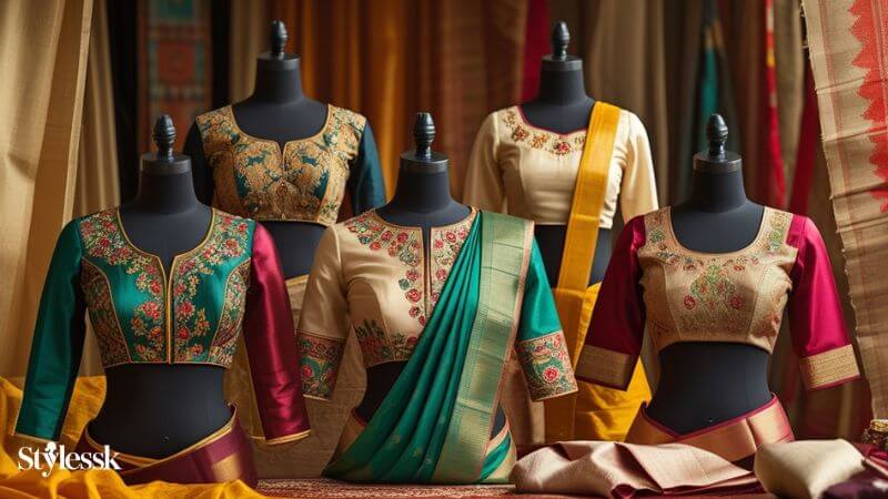 Different Types of Mekhela Sador Blouse