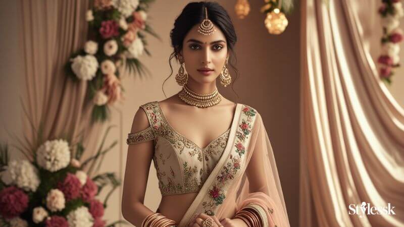 How to Accessorize with These Shoulder Blouse Designs