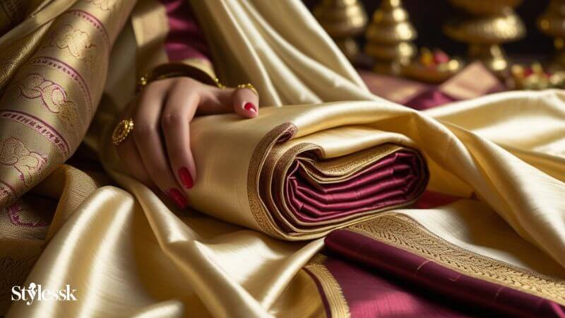 How to Identify Pure Mysore Silk Sarees 