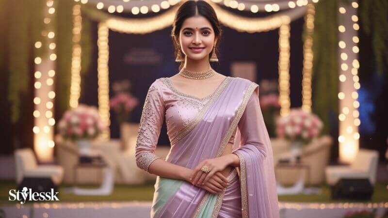 Matching Sarees and Blouses for a Perfect Farewell Look 