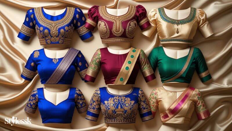 Mysore Silk Saree Blouse Design Catalogue (Gallery) 