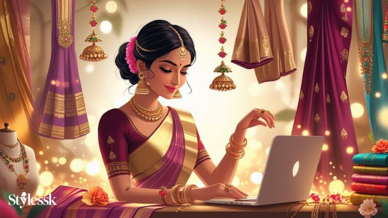 Online Shopping Guide for Dhavani Blouse Designs 