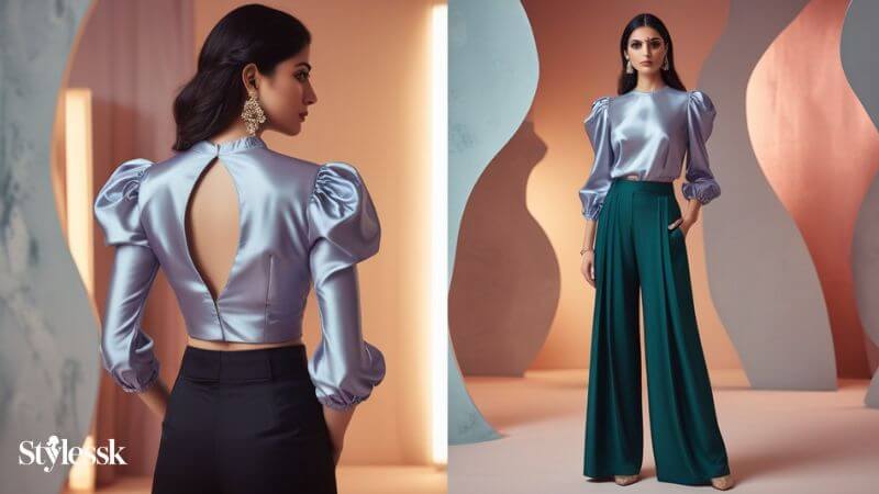 Satin Blouse Styling Ideas Beyond Sarees 