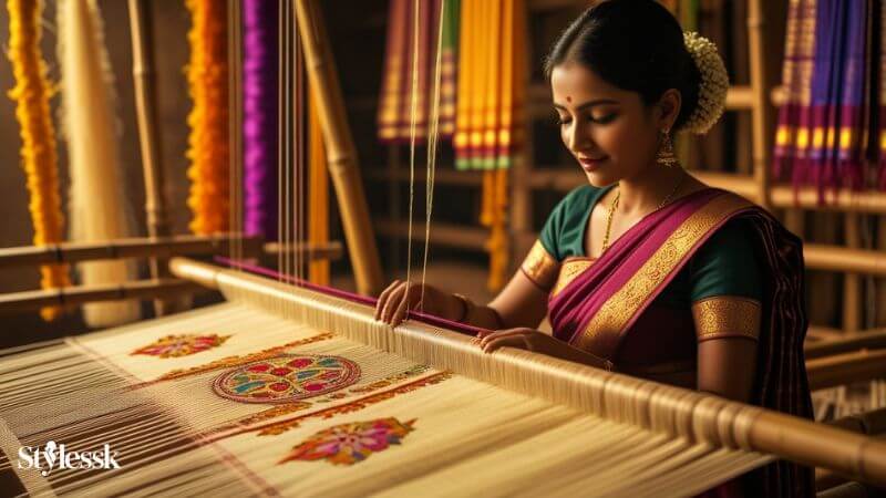 The Making of a Handloom Mekhela Sador Blouse