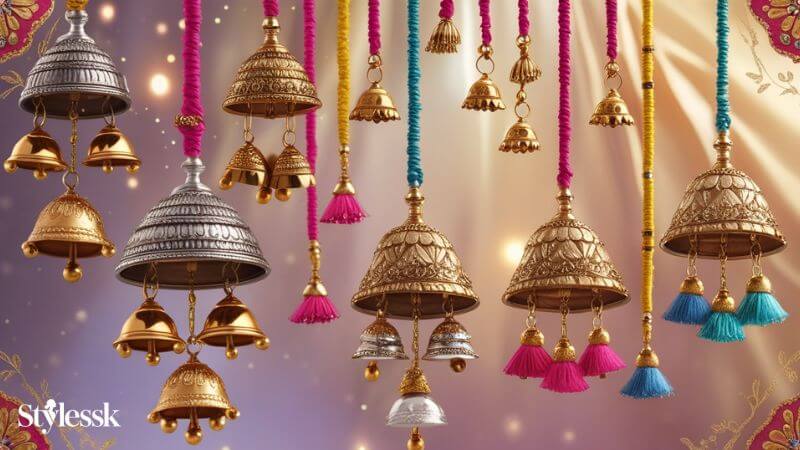 Bell and Ghungroo Latkan Designs 